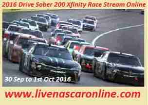 2016 Drive Sober 200 Xfinity Race Stream Online