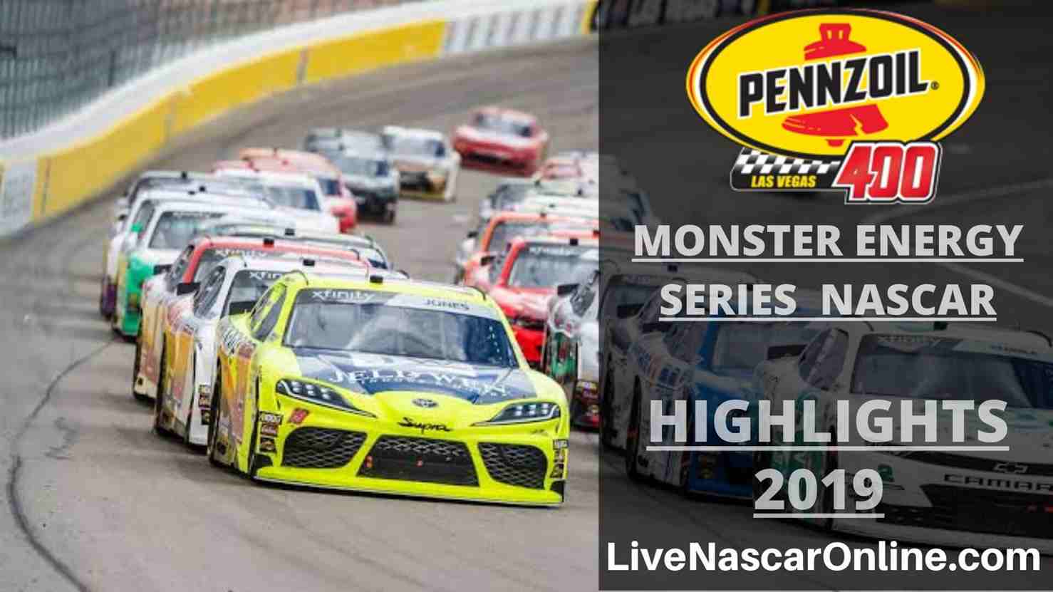 MONSTER ENERGY NASCAR PENNZOIL 400 HIGHLIGHTS 2019