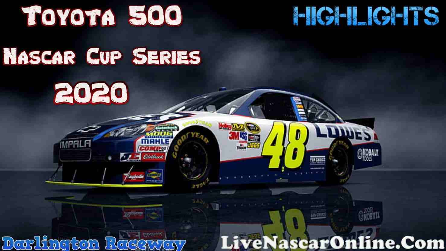 Toyota 500 Nascar Cup Highlights 2020