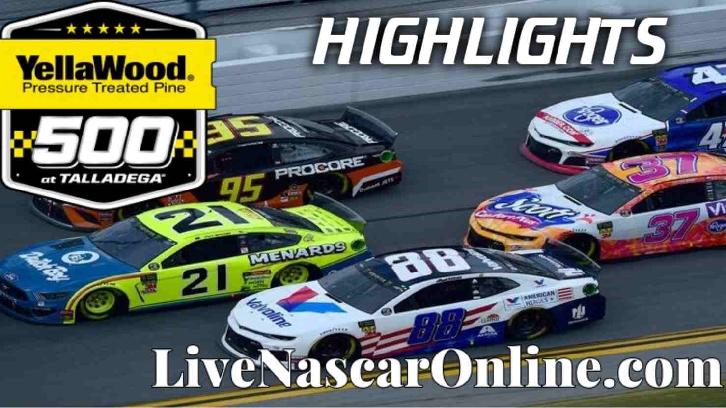 YellaWood 500 Highlights 2020 Nascar Cup Series