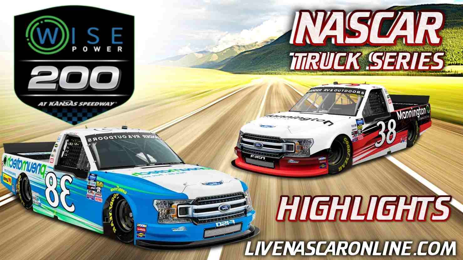 Wise Power 200 Highlights 2021 Nascar Truck Series