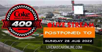 Coke Zero Sugar 400 NASCAR Cup At Daytona Postponed To Sunday