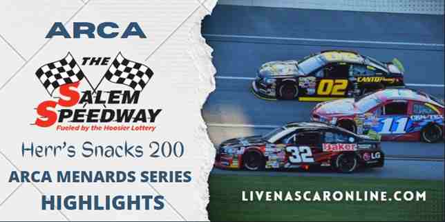 Herrs Snacks 200 ARCA Menards Series Highlights 01Oct2022