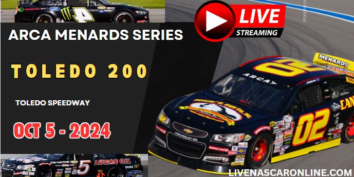 ARCA Menards Series @ Toledo Live Stream 2024 | Toledo 200