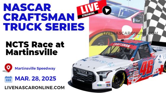 NCTS Race At Martinsville Live Stream 2025 | NASCAR Truck slider